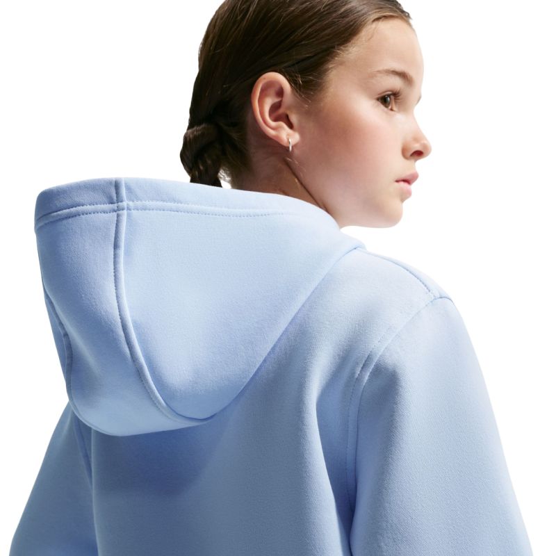 Nike Sportswear Club Fleece Kids' Sweatshirt, Light Blue, FD3000 408
