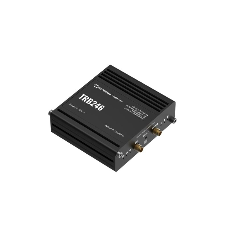 Teltonika Industrial Router, IoT Gateway LTE TRB246 Cat 4, 1x RJ45 100Mb/s, IP30 Komunikacja i łączność/Routery 3G/4G/5G Your Sports Performance