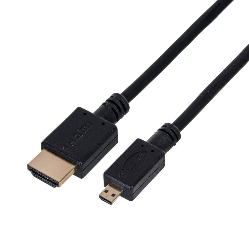 GEMBIRD CC-HDMID-6 cable (HDMI M - Micro HDMI M; 1.8m; black) Kable i adaptery/Kable HDMI Your Sports Performance