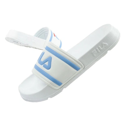 Fila women's sports flip-flops Morro comfortable white slippers for the pool Fila