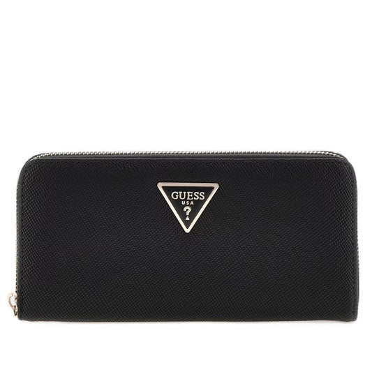 GUESS WOMEN'S WALLET BLACK WITH TRIANGULAR LOGO LAUREL II In preparation Your Sports Performance