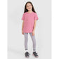 Regular plain girls' T-shirt 4F 4FJWSS25TTSHF2177-56S *Kategoria tymczasowa Your Sports Performance
