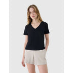 Women's oversize T-shirt with modal 4F 4FWSS25TTSHF1992-20S *Kategoria tymczasowa Your Sports Performance