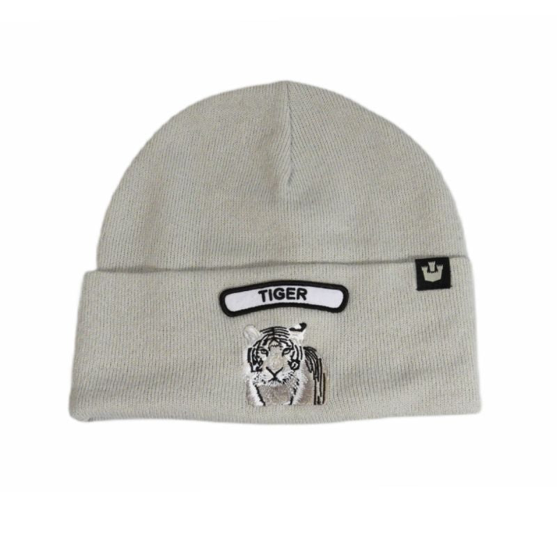 Goorin Bros. Soft Rock Tiger Beanie Silver Wool Winter Hat - 107-1798-SIL Odzież/Czapki/Czapki z daszkiem Your Sports Performance