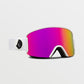 Volcom Garden Snowboard Goggles Matte White/Pink Chrome UV Protection Pink (VG0122101) Accessories/Skiing/Gogle/Volcom Your Sports Performance