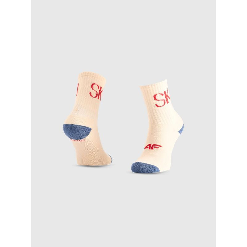 Boys' casual ankle socks (2-pack) 4F 4FJRAW25USOCM601-11S *Kategoria tymczasowa Your Sports Performance