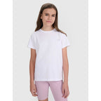 Regular plain T-shirt (SET OF 2) for children 4F 4FJRAW25TTSHU3157-91S *Kategoria tymczasowa Your Sports Performance