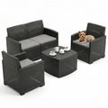 LOUNGE FURNITURE SET: 2 ARMCHAIRS + SOFA + COMO TABLE Home and Garden/Garden Your Sports Performance