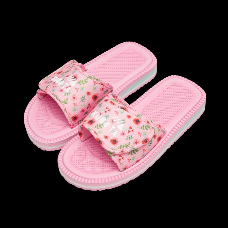 Kubota Velcro Flip Flops Multicolor Floral Pink K25SS-100-001-28-1 *Kategoria tymczasowa Your Sports Performance