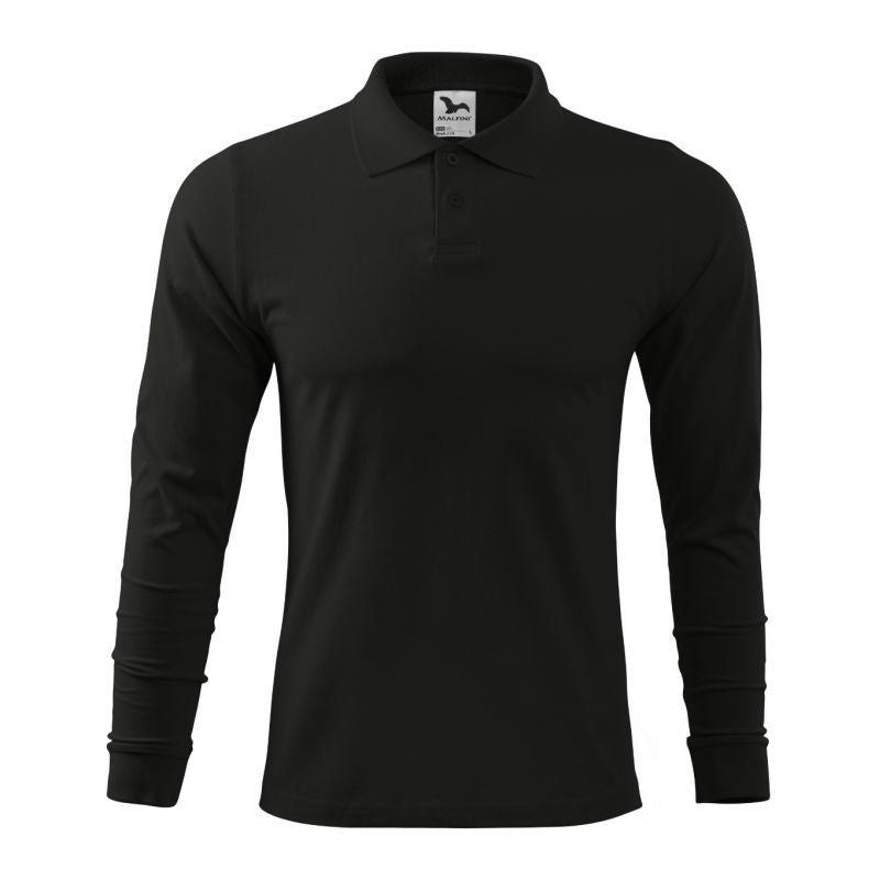 Malfini Single J. LS M MLI-21101 polo shirt black Clothing/Lifestyle/T-shirts/Malfini Malfini