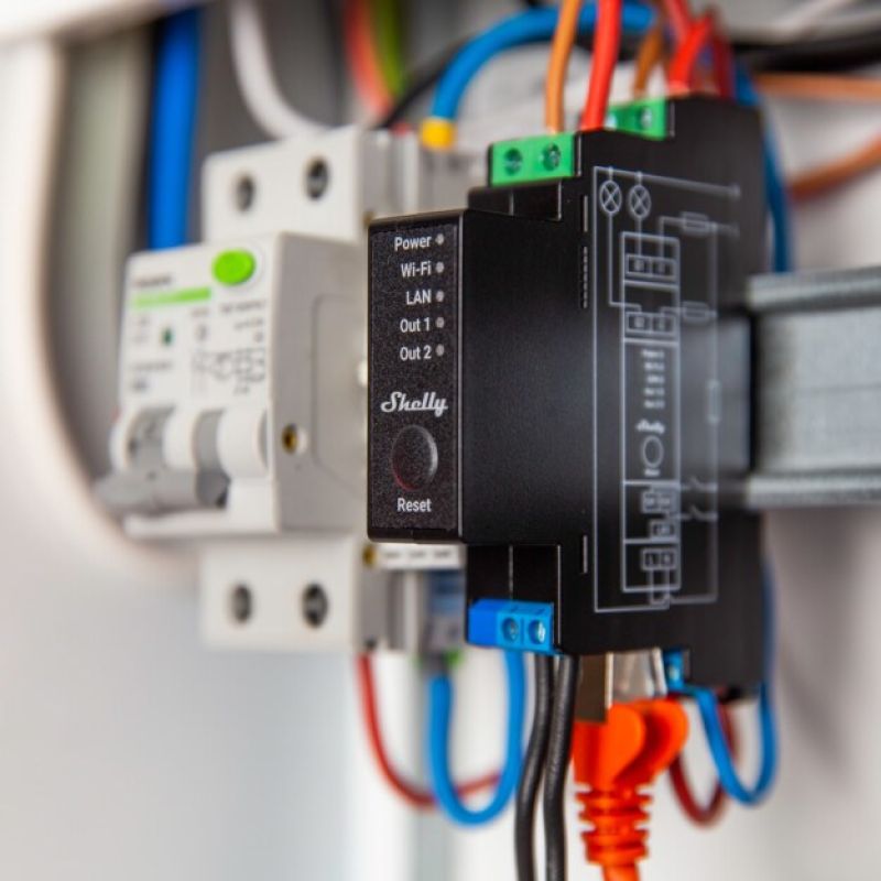 Shelly Pro 2PM Power Relay Black 2 Aparaty elektryczne/Aparatura instalacyjna Your Sports Performance