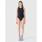 Women's bodysuit with a cutout back 4F 4FWSS25TBODF005-20S *Kategoria tymczasowa Your Sports Performance