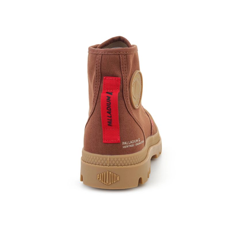 PALLADIUM PAMPA HI HTG GUM IRISH BROWN 74988-219