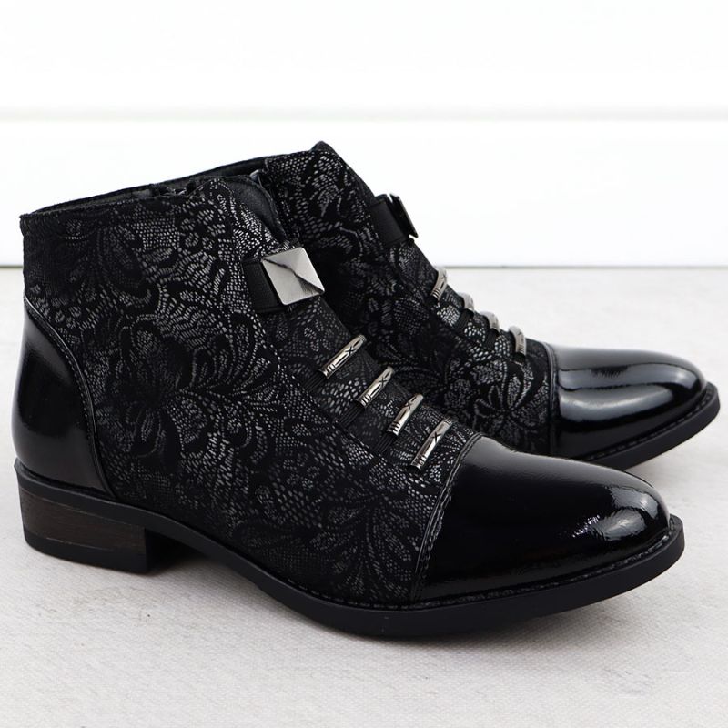 Women's black worker boots with socks Sabatina To be categorized Your Sports Performance