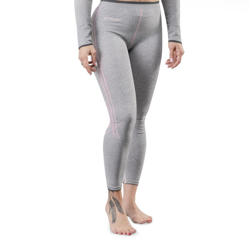 Thermoactive underwear Spokey Flora Set Lady Termo SM VT W 6114300000 gray and pink Clothing/Outdoor/Alpinus Your Sports Performance