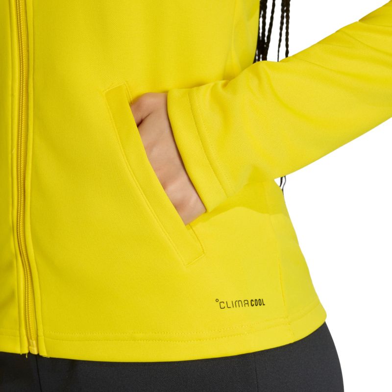 adidas Entrada 26 Track Women’s Training Jacket, Yellow, JZ6595