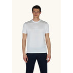 Paul&Shark Men's T-shirt made of cotton and lyocell, light ecru (26411007-108) - classic comfort