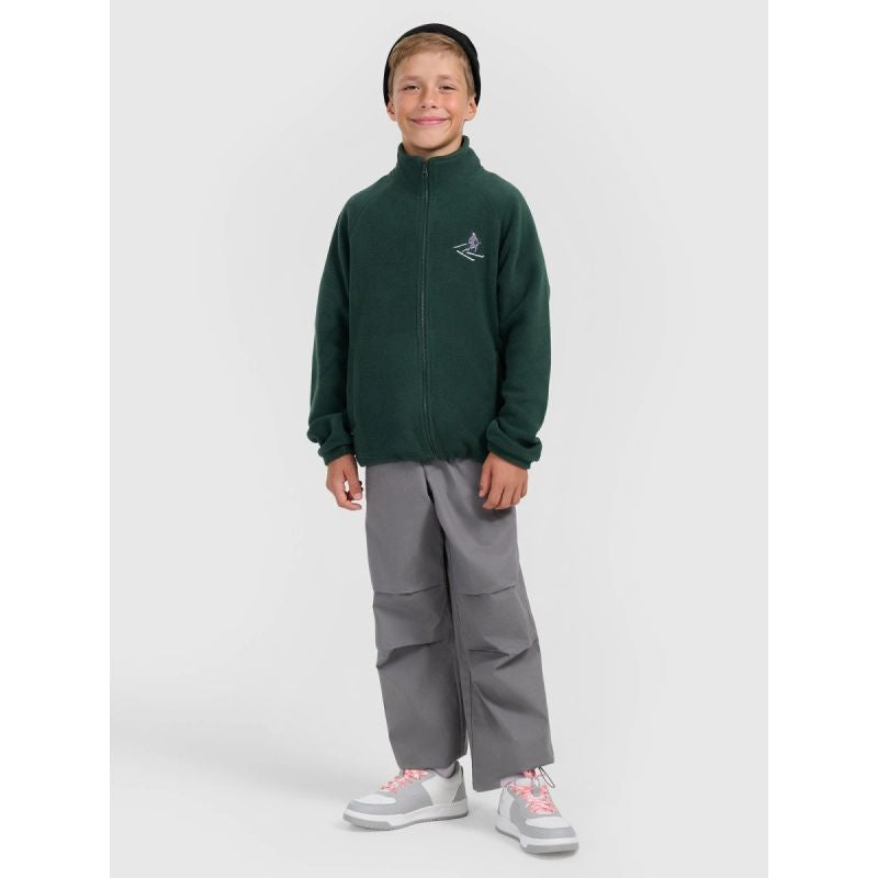 4FWarm fleece with stand-up collar for boys 4F 4F4FJRAW25TFLEM438-40S *Kategoria tymczasowa Your Sports Performance