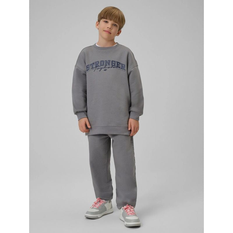 Boy's loose sweatshirt without hood 4F 4FJRSS26TSWSM2635-24S 4f