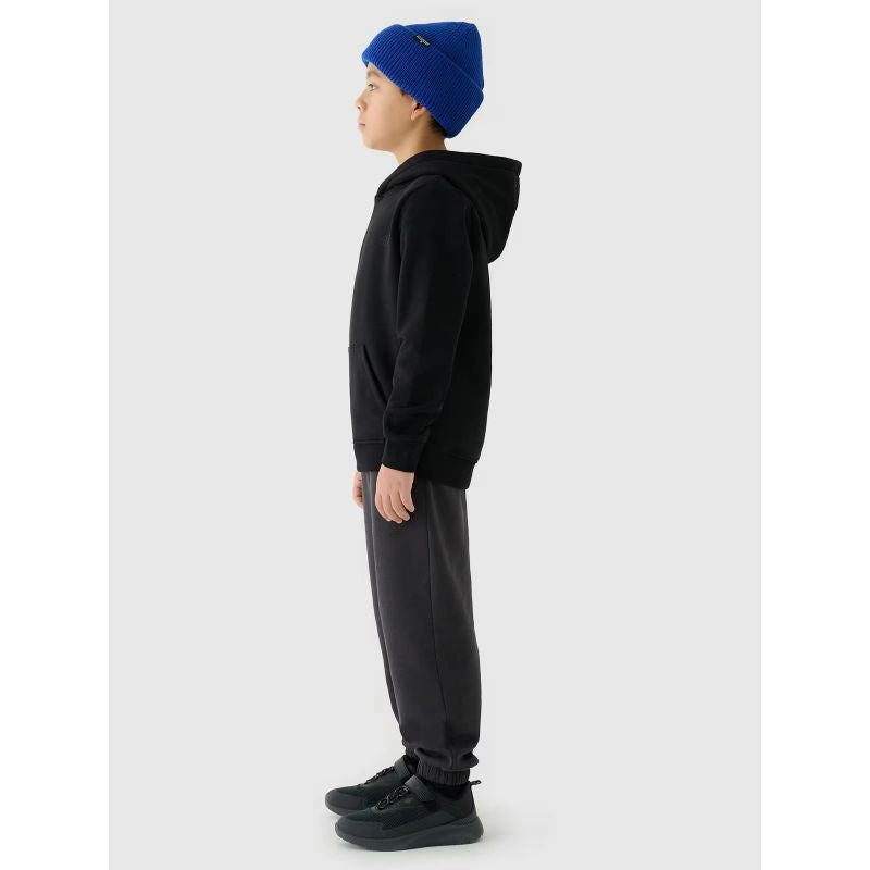 Boy's sweatshirt with hood, open, 4F Junior 4FJWMM00TSWSM1292-20S *Kategoria tymczasowa Your Sports Performance