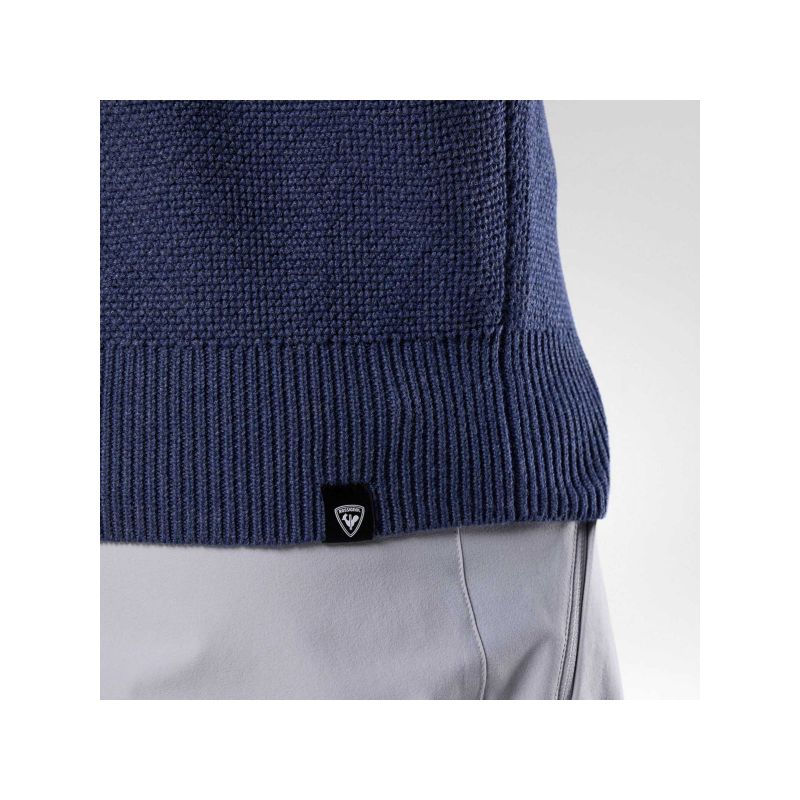 ROSSIGNOL M Knitted Cn Sweater Navy Blue