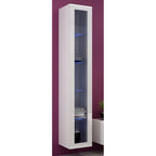 VIGO glass display cabinet '180' 180/40/30 white/white glazed Bufety i witryny/Bufety i witryny na drewnianej podstawie Your Sports Performance