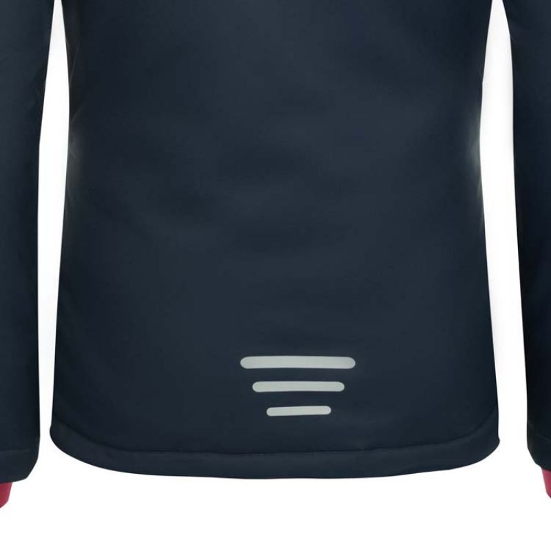 Trollkids Girls Hallingdal Jacket with Hood, Navy/Pink (223-114) In preparation Your Sports Performance