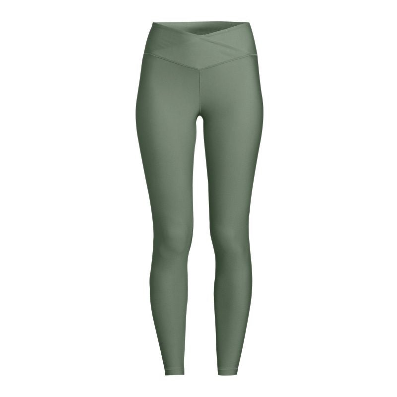 CASALL Overlap High Waist Tights green Import z PMSport Your Sports Performance