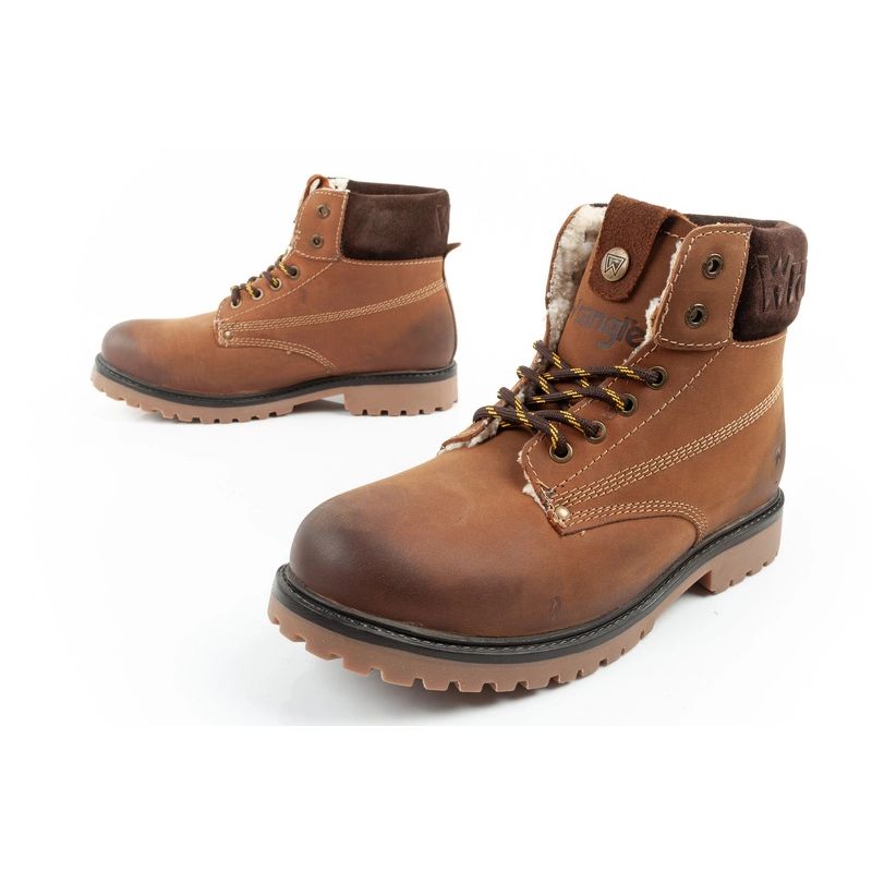 Wrangler Arch Fur men's boots, Chelsea boots, elegant, insulated, natural leather Wrangler