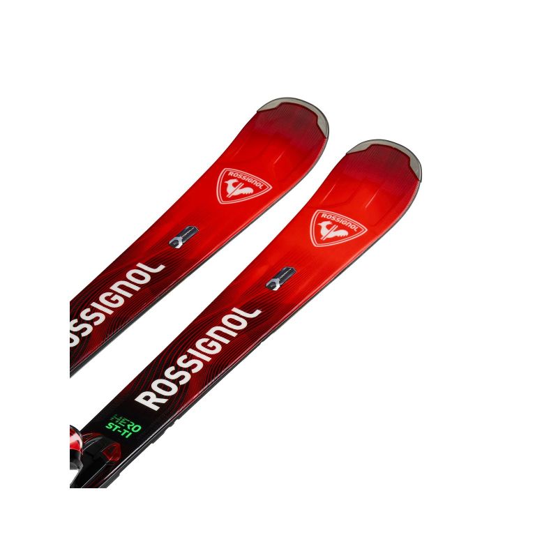 Rossignol Hero ST Ti Skis + LOOK Spx 14 Konect Gw B80 Silver Red Bindings