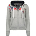 Geographical Norway Fespote Lady 100 Distri W sweatshirt WU8015F/GN B-Grey7 Clothing/Outdoor/Geographical Norway Your Sports Performance