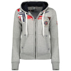 Geographical Norway Fespote Lady 100 Distri W sweatshirt WU8015F/GN B-Grey7 Clothing/Outdoor/Geographical Norway Your Sports Performance