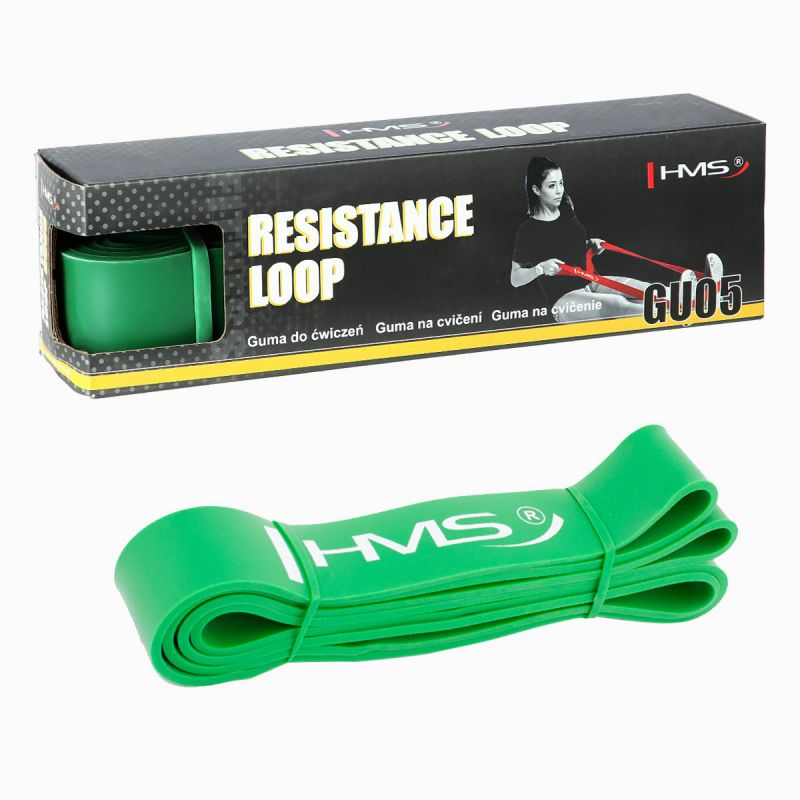 HMS GREEN GU05 exercise rubber 45x4.5x2080 mm