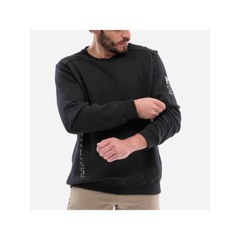 Men's MILLET Cdg Chamonix Swt Crneck M Sweatshirt, black