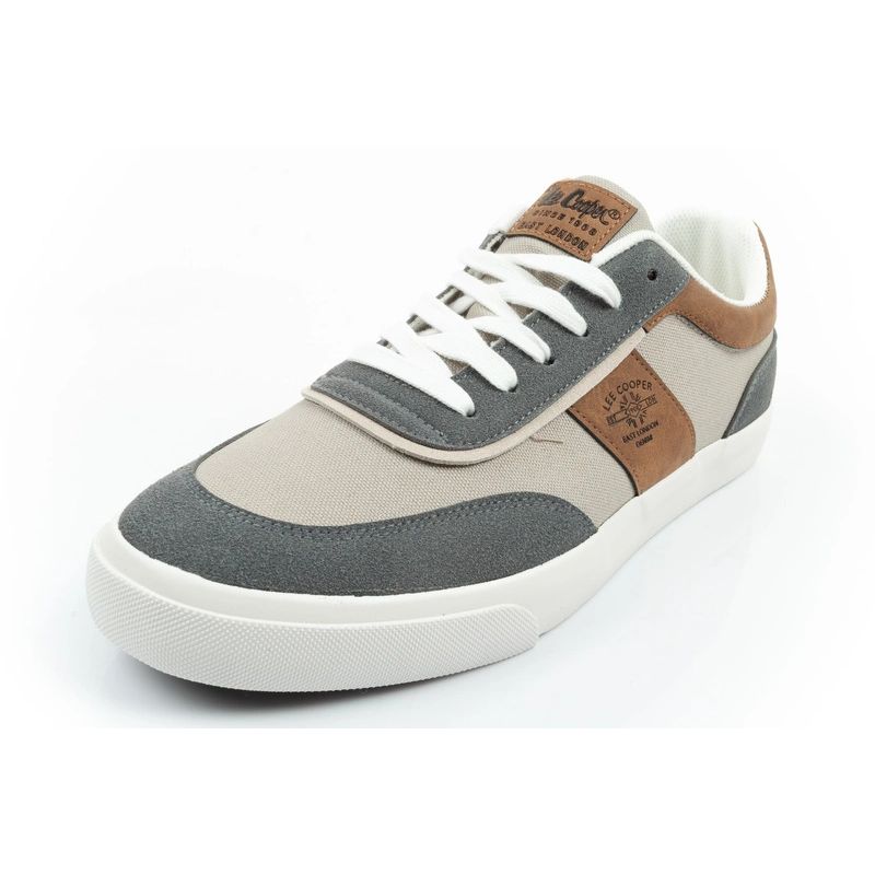 Lee Cooper men's sneakers, fashionable, comfortable, durable, gray Lee Cooper