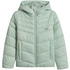 Jacket for girls 4F F0739 mint 4FJWSS26TDJAF0739 47S
