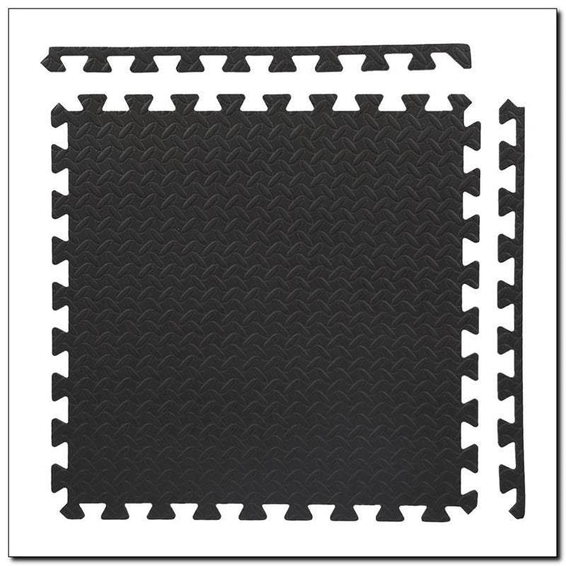 Dark gray puzzle mat 9 pieces 12mm HMS MP12 In preparation Your Sports Performance