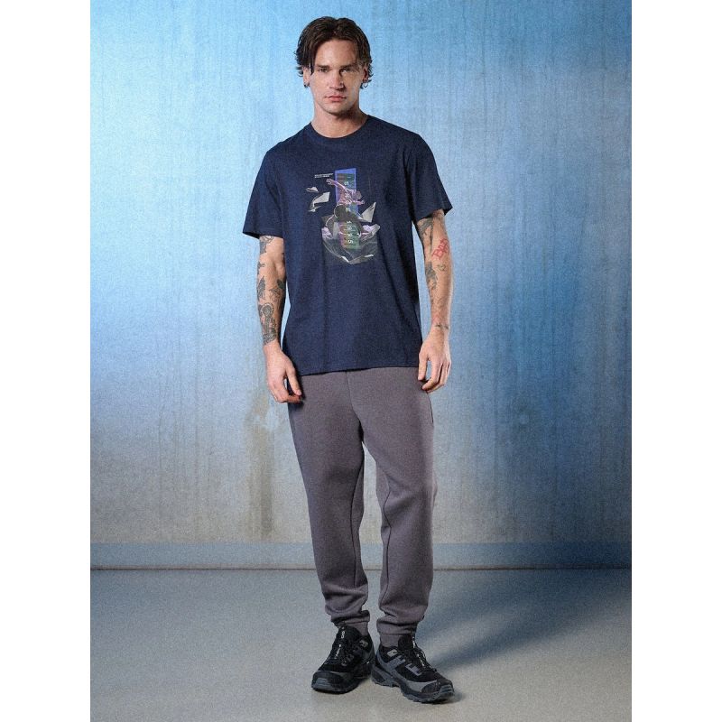 Men's regular printed T-shirt 4F 4FRSS26TTSHM3659-31S 4f