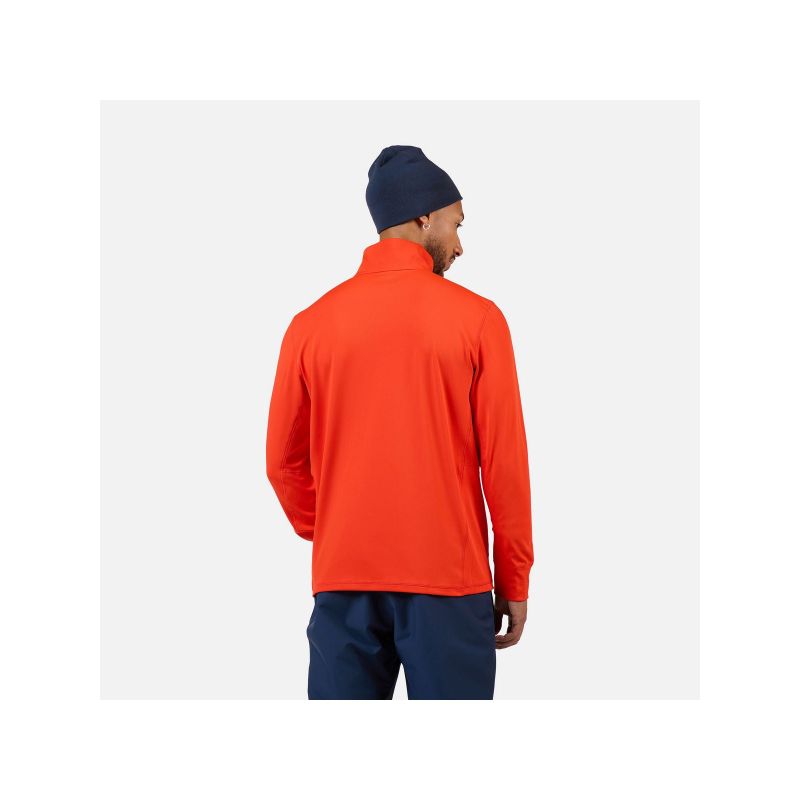 ROSSIGNOL MID LAYER STRETCH HZ men's sweatshirt orange