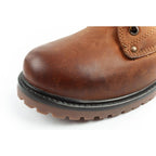 Wrangler Yuma men's boots, Chelsea boots, elegant leather, brown, white Wrangler