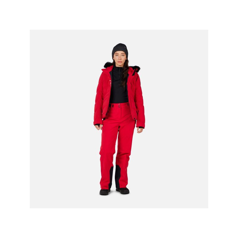 ROSSIGNOL W Strawpile Insulated Pant Women's Ski Pants Red
