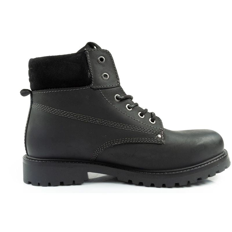 Wrangler Arch men's shoes Chelsea boots elegant ankle boots natural leather black Wrangler