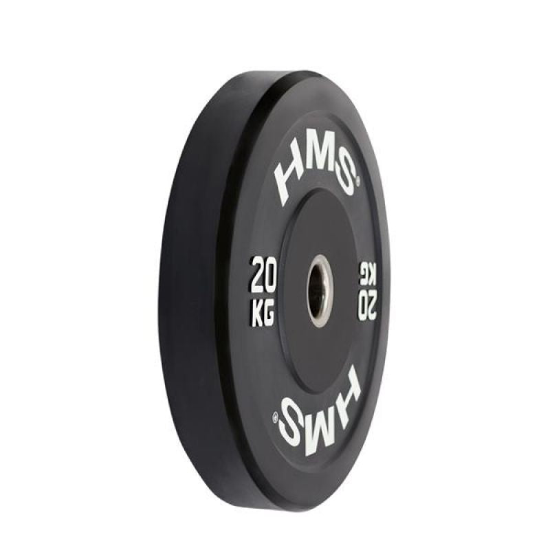 HMS BLACK BUMPER Olympic plate 20 kg BBR20 Accessories/Training equipment Your Sports Performance