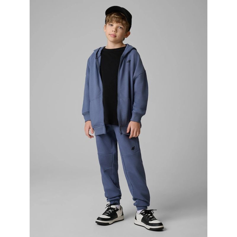 Boy's loose hooded sweatshirt 4F 4FJRSS26TSWSM3051-33S