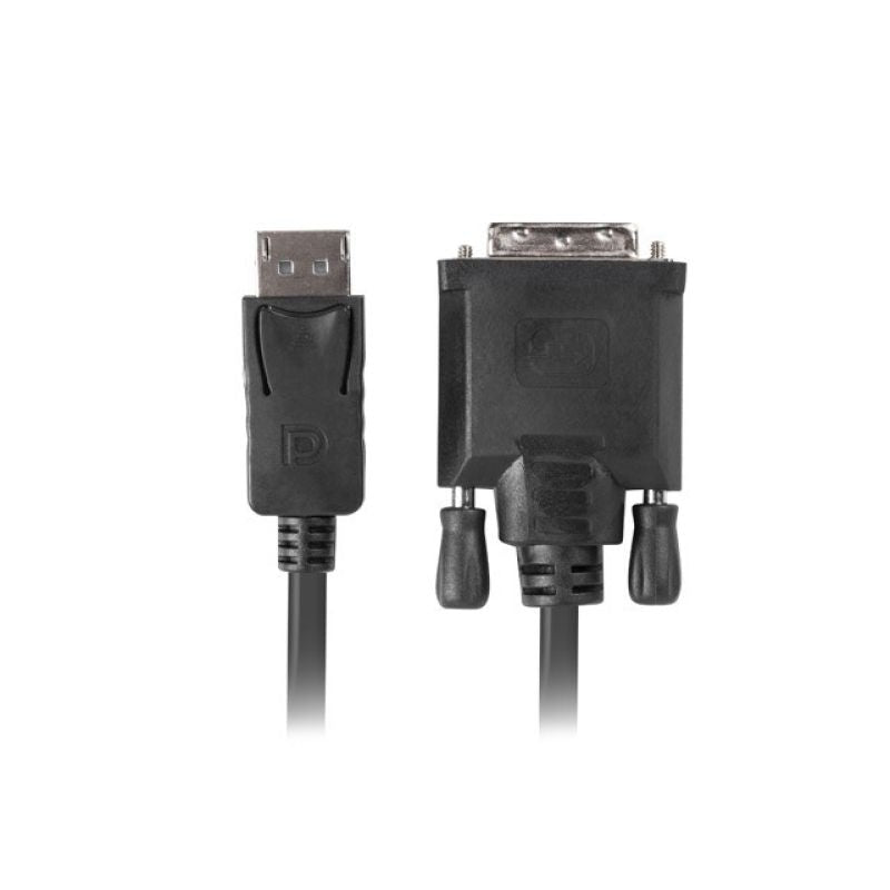 Lanberg CA-DPDV-10CU-0030-BK cable (DisplayPort M - DVI-D M; 3m; black) Kable i adaptery/Kable DisplayPort Your Sports Performance