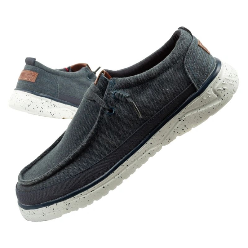 Wrangler men's shoes moccasins Makena Stone blue fashionable navy blue Wrangler