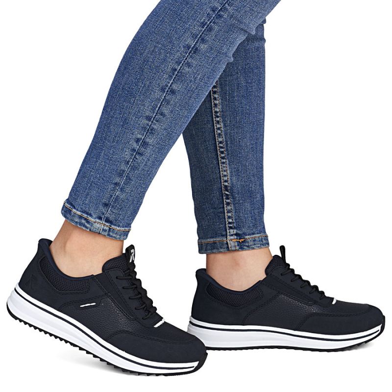 Women's navy blue high-heeled shoes Rieker L5850-14 To be categorized Your Sports Performance