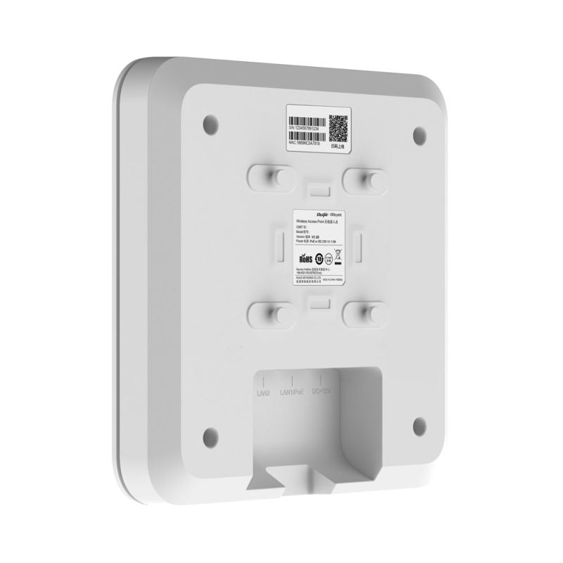 REYEE ACCESS POINT AX1800 2 PORTS 1GBIT | WI-FI 6 - 802.11AX - 1775MBPS | POE POWERED | CEILING Komunikacja i łączność/AccesPoint Your Sports Performance