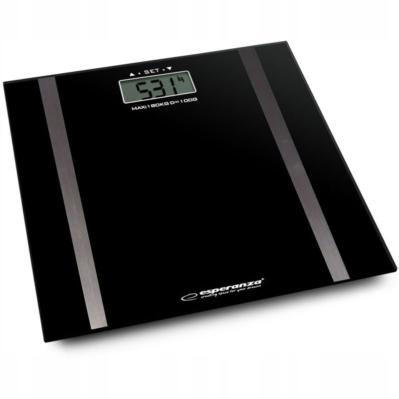 Esperanza SAMBA EBS018K bathroom scale (black) AGD - Produkty/Wagi łazienkowe Your Sports Performance