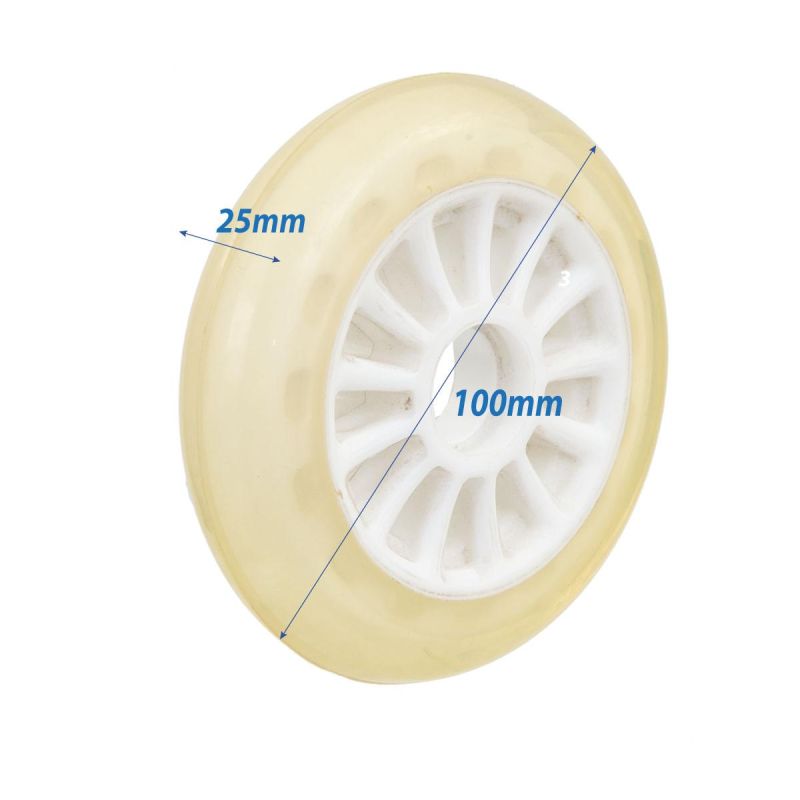 PU SCOOTER WHEEL 100MM WHITE Accessories Your Sports Performance